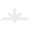 Ekena Millwork Kennewick Architectural Grade PVC Gable Bracket, 48"W x 20"H x 4"D x 4"F, 10/12 Pitch GBP048X20X0404KEN00 - alternate 3